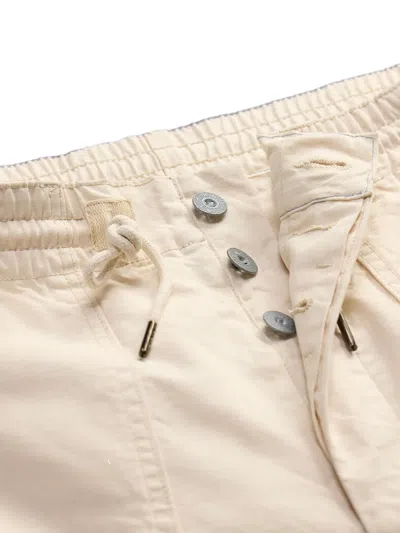 Rrl Buttoned Drawstring Shorts In Neutral