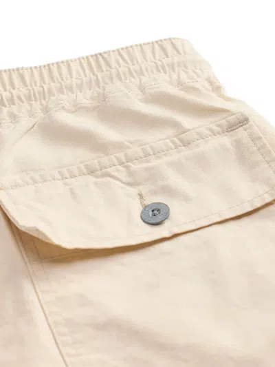 Rrl Buttoned Drawstring Shorts In Neutral