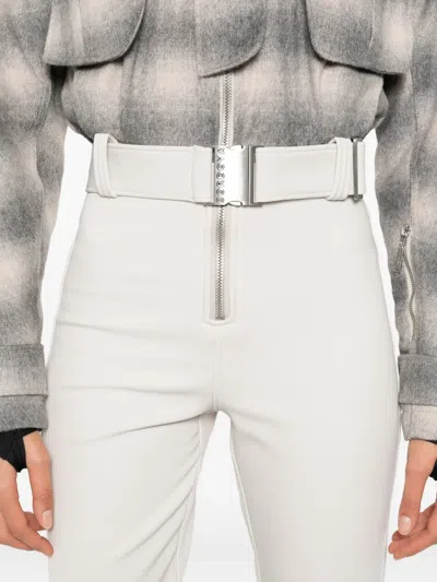 Cordova The Telluride Belted Checked Wool-blend And Stretch Ski Suit In Gray