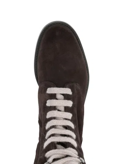 Doucal's Derby Ankle Boot In Brown