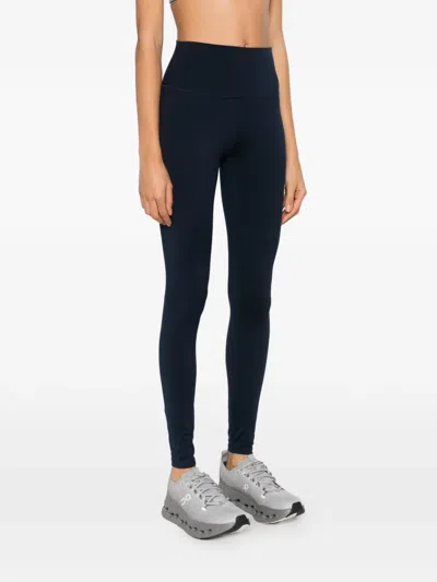 Varley Freesoft Cropped Stretch-jersey Leggings In Navy