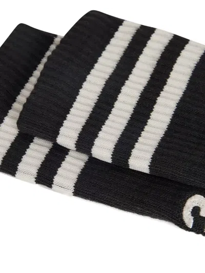 Y-3 Striped Socks In Black