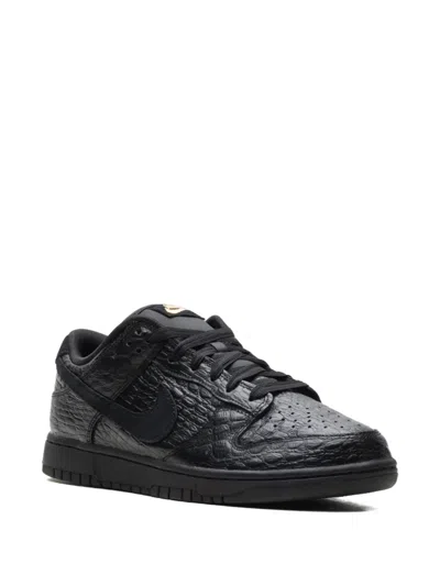 Nike Dunk Low Croc-effect Low-tops Sneakers In Multi