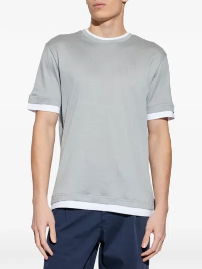 Eleventy Short Sleeve T-shirt In Gray