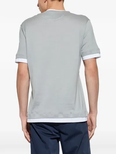 Eleventy Short Sleeve T-shirt In Gray
