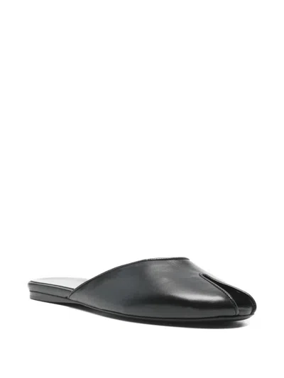 Jude Date Flat Mules In Black