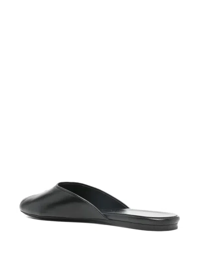 Jude Date Flat Mules In Black