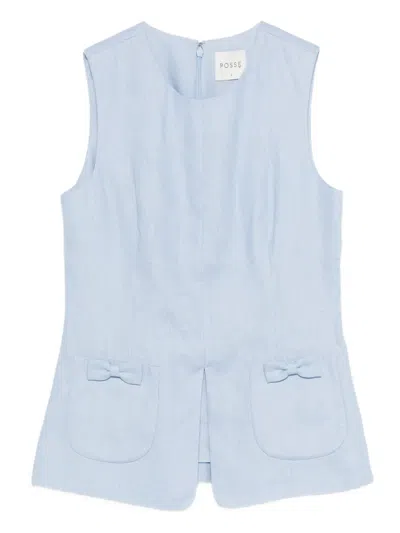 Posse Harper Vest In Blue