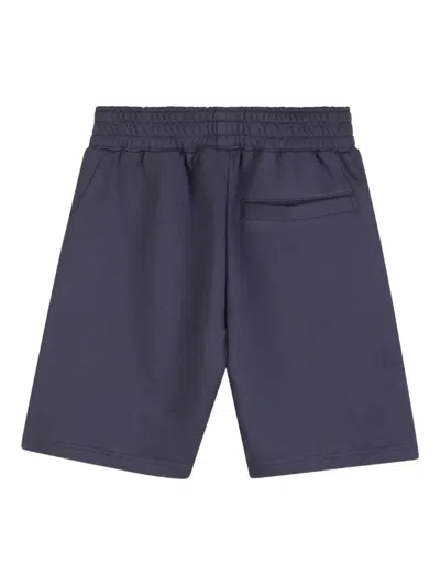 Givenchy Side-seam Back-pocket Shorts In Blue