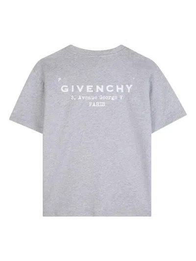 Givenchy Logo-print T-shirt In Gray