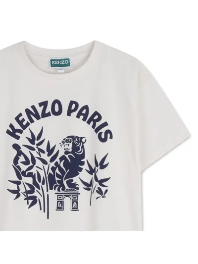 Kenzo Logo-print T-shirt In Multi