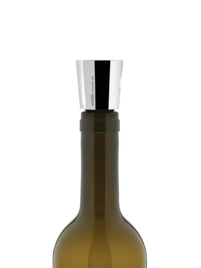 Alessi Eugenia Chrome-plated Steel Wine Stopper In Silver