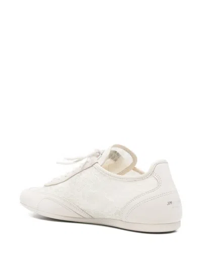Jimmy Choo Sunny Lace-up Sneakers In White