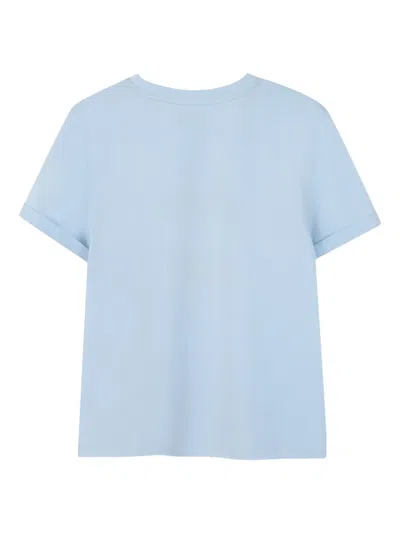 Givenchy Logo T-shirt In Blue