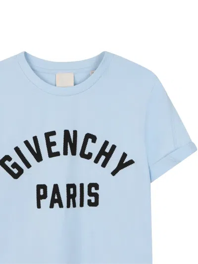 Givenchy Logo T-shirt In Blue