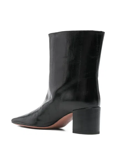 Castagna Pointed Boots In Black
