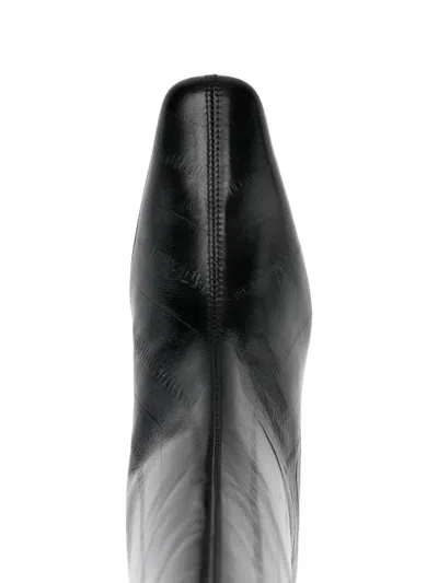 Castagna Pointed Boots In Black