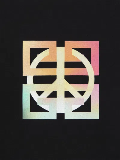 Givenchy T-shirt In Printed Jersey In Black
