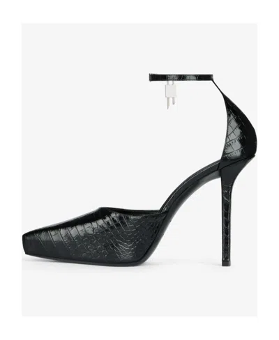 Givenchy Croco-embossed Design Pumps In Black