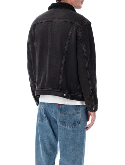 Levi's Type 3 Sherpa Jacket In Black