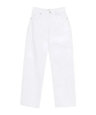 Isabel Marant Dromie Jeans In White
