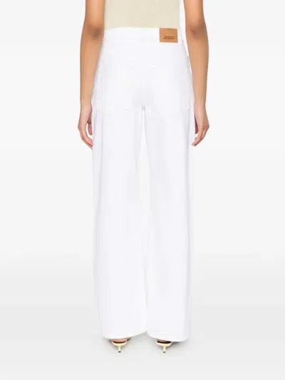 Isabel Marant Dromie Jeans In White
