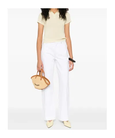 Isabel Marant Dromie Jeans In White