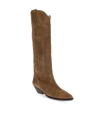 Isabel Marant Denvee Pointed-toe Boots In Brown