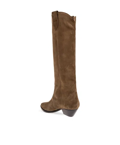 Isabel Marant Denvee Pointed-toe Boots In Brown