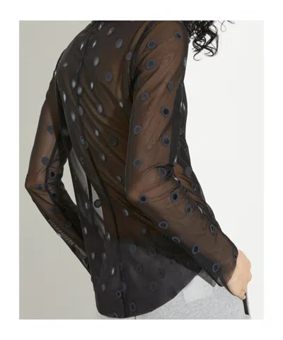 Maxco. Long-sleeved Top In Black