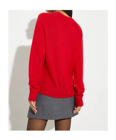 Maxco. Long-sleeved Sweater In Red