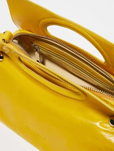 Maxco. Zippered Shoulder Bag In Yellow