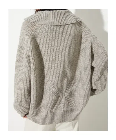 Maxco. Long-sleeved Sweater In Gray