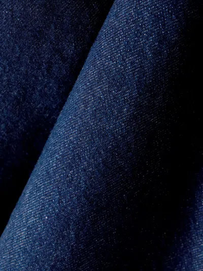 Frame Strapless Denim Mini Dress In Acquaintance