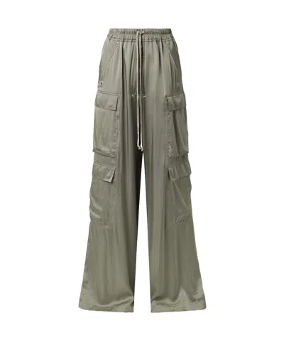 Rick Owens Drawstring Sweatpants In Green