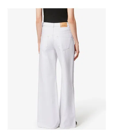 Isabel Marant Lemony Denim Jeans In White