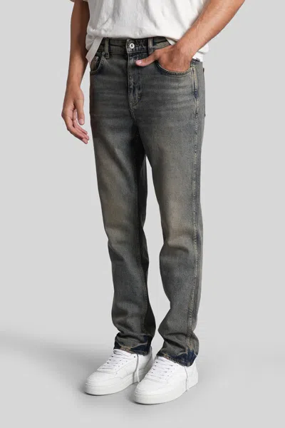 Represent R1 Slim Denim Jeans In Gray