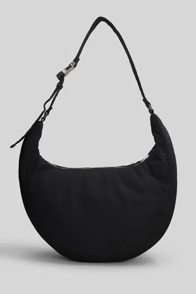 Represent Mens Black Script-hardware Padded Nylon Sling Bag In Pink