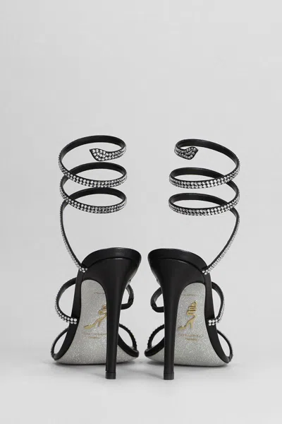 René Caovilla Cleo 105 Sandals In Black