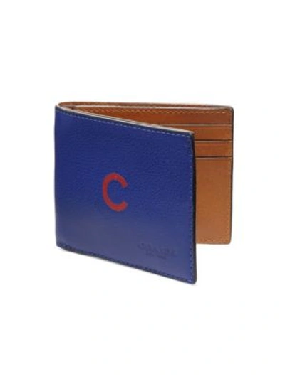 Coach Chicago Cubs Leather Wallet In Na ModeSens