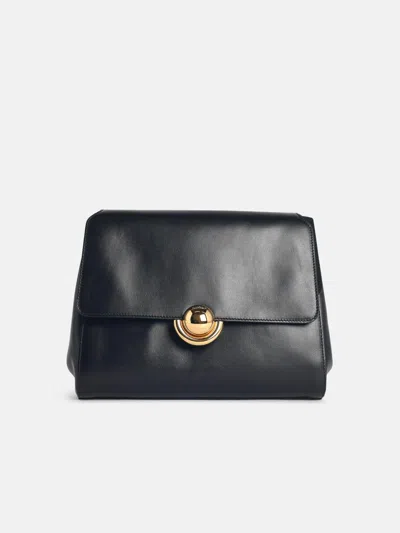 Furla 's Domus' Black Leather Shoulder Bag In Black