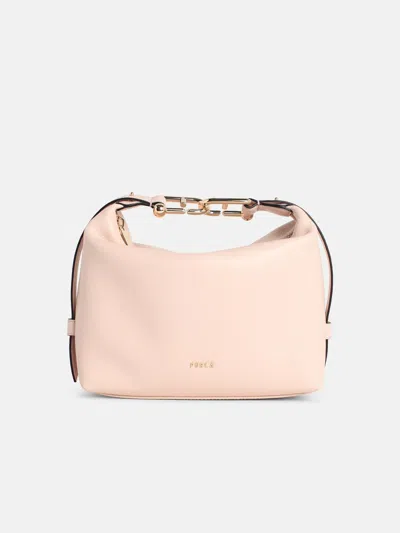 Furla Mini 'tonie' Shoulder Bag In Pink Leather In Pink