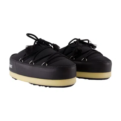 Moon Boot Evx Mule Nylon Boot In Black