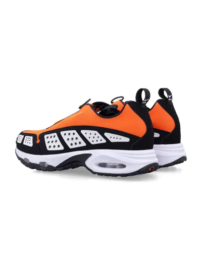 Nike Retro Mesh Sneakers With Durable Rubber Outsole In Safety Orange