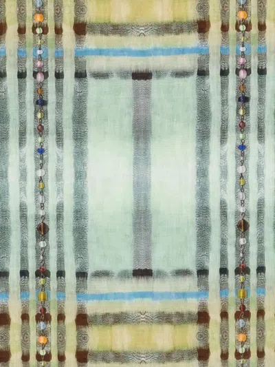 Pierre-louis Mascia Pierre Louis Mascia "hawnbci" 135x190 Cm Scarf In Brown