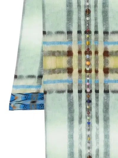 Pierre-louis Mascia Pierre Louis Mascia "hawnbci" 135x190 Cm Scarf In Brown