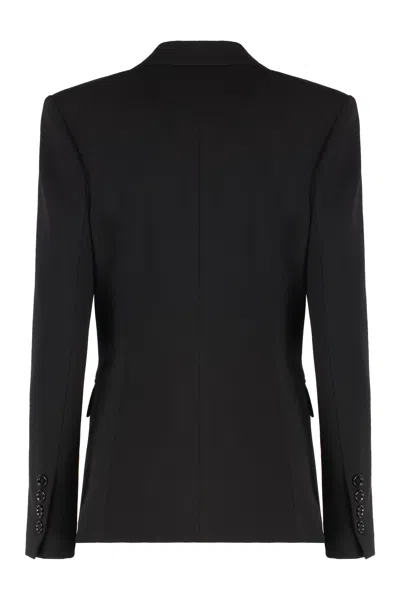 Pinko New Signum Single-breasted One Button Jacket In Black