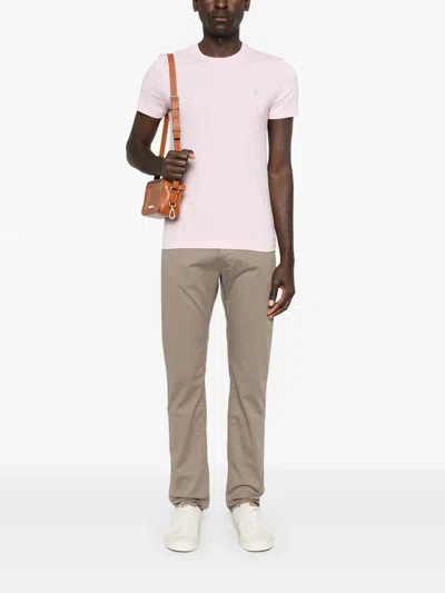 Polo Ralph Lauren Custom Slim Fit Jersey T-shirt In Pink
