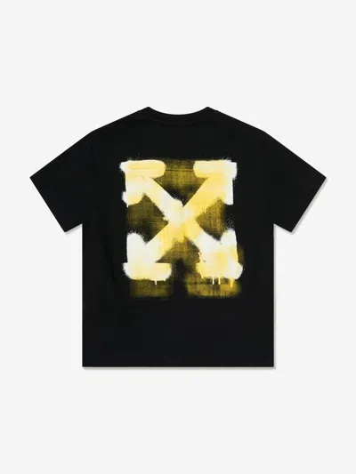Off-white Kids Arrow Spray T-shirt In Multi