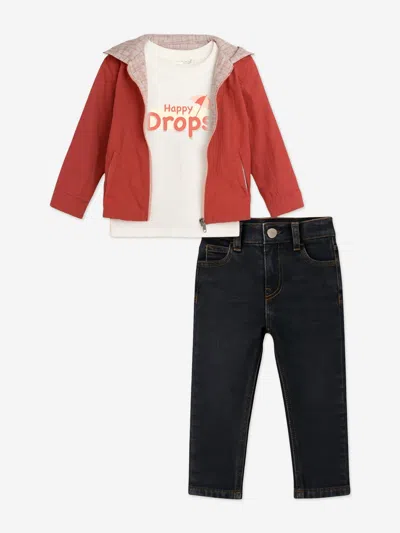 Mininio Boys 3 Piece Outfit Set In Multi